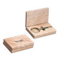 Wooden Box with Magnifier Set